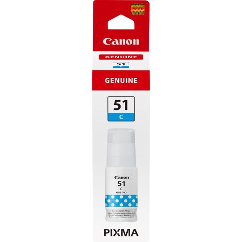 CANON GI-51 C INCHIOSTRO CIANO ALTA CAPACITA' 75 ML PIXMA G1520, G2520, G2560, G3520, G3560